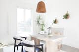 This earthy, Mykonos-inspired podcast studio is filled with great light and good vibes. The neutral palette is fresh and calming and layers in vintage & artisanal pieces, natural materials and texture.