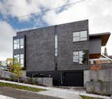 The lower level includes a garage and a space that can be reconfigured to be an accessory dwelling unit in the future. 