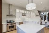 Kitchen, Pendant Lighting, Marble Counter, and Recessed Lighting  Photo 7 of 10 in Strivers Row by Lynn Gaffney Architect