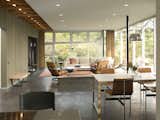 Living room space overlooking golf course. The couple met on a golf course ; - )