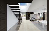 The accesses to the Art Atelier and the Swimming pool