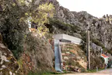 main access from the street