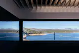 the water reservoir from the observation and control room
