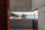 the water reservoir from the patio