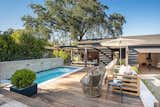 Guest house decks and pool