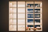 Dining Room, Recessed Lighting, and Shelves In the Dining, a display case built into an existing bay-window houses an extensive collection of wine glasses.  Photo 7 of 15 in Project #11 by Studio Wills + Architects