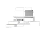 As the same planning parameters are applicable to all houses within the neighbourhood, the new ‘extension’ will be of the same height and volume as its neighbours if they are all rebuilt to the maximum allowable. The challenge was to make a new front ‘extension’ that appears taller then allowable and the design, in particular the elevational design, strived to address that.  Photo 17 of 21 in Project #6 by Studio Wills + Architects
