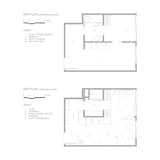 Unit plans before and after renovation.  Photo 9 of 11 in Life Around a Timber Box by Studio Wills + Architects