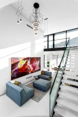 Living Room, Ceiling Lighting, and Sofa SAPPHIRE Super Penthouse, VON ALBERT REAL ESTATE  Photo 1 of 9 in SAPPHIRE Super Penthouse by Melanie Marten