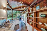 Kitchen opens to outdoors