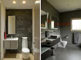 Powder room and master bathroom with low flow toilets.