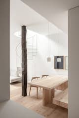 Living Room, Chair, Light Hardwood Floor, Table, and Pendant Lighting  Photo 4 of 18 in Ana Apartment by Francesc Rifé Studio
