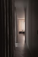 The space is wrapped in textile which allows it to be transformed very easily.