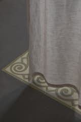 Detail of the hydraulic tiles.