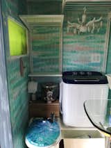 Bath Room Bathroom - composting toilet and washing machine  Photo 7 of 20 in New DIY tiny house on wheels in Colorado by Elena Mikhaylova