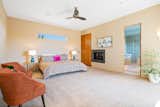 Large Master suite with gas fireplace and mountain views
