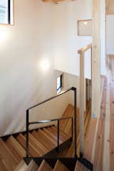 Living Room, Light Hardwood Floor, and Wall Lighting  Photo 6 of 19 in A-small-house-in-higashimurayama by keigo iiduka