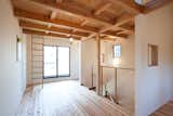 Bedroom, Light Hardwood Floor, Accent Lighting, and Ceiling Lighting  Photo 8 of 19 in A-small-house-in-higashimurayama by keigo iiduka