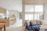 Kitchen, Laminate Cabinet, Marble Counter, Porcelain Tile Floor, and Recessed Lighting How to take nature benefit when we’re living inside  Photo 11 of 20 in Khun Kwin's Residence by Pitch Nimchinda