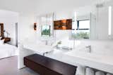 A master bathroom with significant updates and added light. 