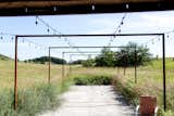 Exterior entertaining area attached to granary