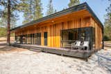 A deck spanning the length of the house allows plenty of space to chill outside.