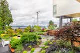 The intricate landscaping weaves throughout the yards to create intimate spaces to reflect and engage with the house.