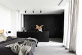 Bedroom, Wardrobe, Accent Lighting, Ceiling Lighting, Carpet Floor, and Bed Canny 'The New' Master Bedroom Robes  Photo 13 of 29 in Y/D by Konstantinos Tzilas from The New