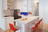 Kitchen and stair to loft