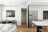 allowing the kitchen and dining areas to flow seamlessly together