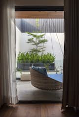 The coziest area in the house is the ceiling-mounted swing which serves as a stress buster after the hustle and hectic day.