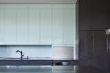 Kitchen, Stone Counter, and Colorful Cabinet  Photo 5 of 8 in FERNBRAE BARN by RHAD Architects