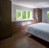 Modern bedroom with ample storage