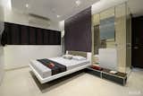 Bedroom, Bed, Marble Floor, Ceiling Lighting, and Recessed Lighting  Photo 8 of 12 in Luxury Residence in Mumbai by Evolve