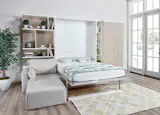 Modern Murphy bed with side sofa