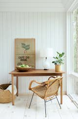 A pleasant seating/office space isn't lacking in natural light.  Christin Perry’s Saves from The Hut by Midland