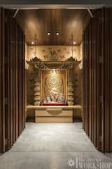 It is made up of Natural Stone along with the beautiful texture sketch on it, which gives everlasting look to a Puja Area. 
