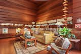 Living Room  Photo 3 of 65 in Frank Lloyd Wright's Small Masterpiece: The Haddock House by PlanOmatic