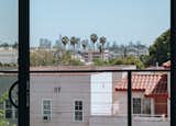 View of downtown Los Angeles from the master bedroom.