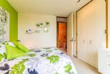 Another bedroom this time with a pop of lime green.