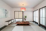 The den features a Japanese-style tatami tea room with enough space for up to 12 people to sit.
