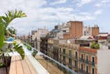 Panoramic views look out over Eixample district rooftops and Gaudí’s Sagrada Familia.