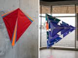 Daníel Atlason teamed up with 66°North to launch a collection of 11 kites made of colorful technical fabrics salvaged from the clothing company’s factories. To ensure that each piece would be airworthy, Atlason collaborated with the Scotland-based kitemaker Karl Longbottom.