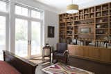 Shelves, nooks and cubbies are integrated into these components to provide display for the owners varied collections and are intermingled with functional elements for everyday use. 