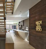 In the larger of the two houses, a personalized kitchen was designed for the owners' forever home.