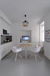 Ground floor: Multifunctional space: Dining, Living rooms and Kitchen