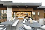 Outdoor deck off of the kitchen.