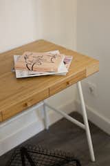 Wood Desk with Metal Legs
