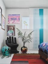 Bedroom featuring art by Hamster Labs, Copperstate Collection and Zanereti