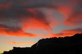 Beautiful encompassing colorful sunsets.